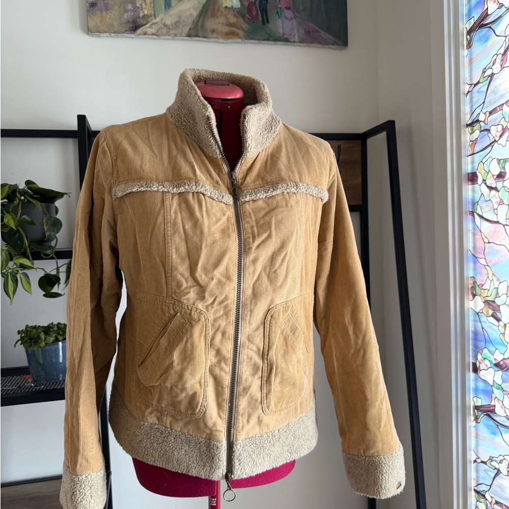 Dex Vintage Corduroy Sherpa-Trim Jacket | 90s Fall Jacket Y2K - Picture 1 of 6